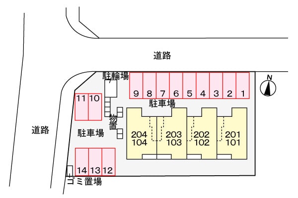 駐車場 カーサ　ドマーニ
