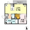 ガレリア ラッフィナート 1LDKの間取り