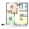 アヴィニヨン 2LDKの間取り
