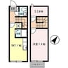 アバンティ旭町 1DK+Sの間取り