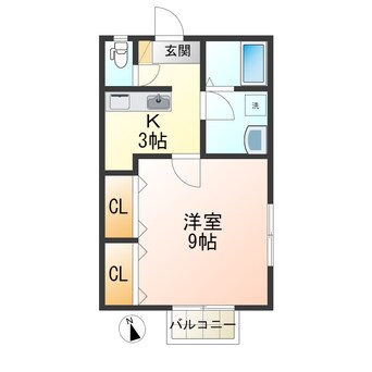 間取図 ライクタウン飯田Ｂ