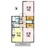 セジュール２５２ 2DKの間取り