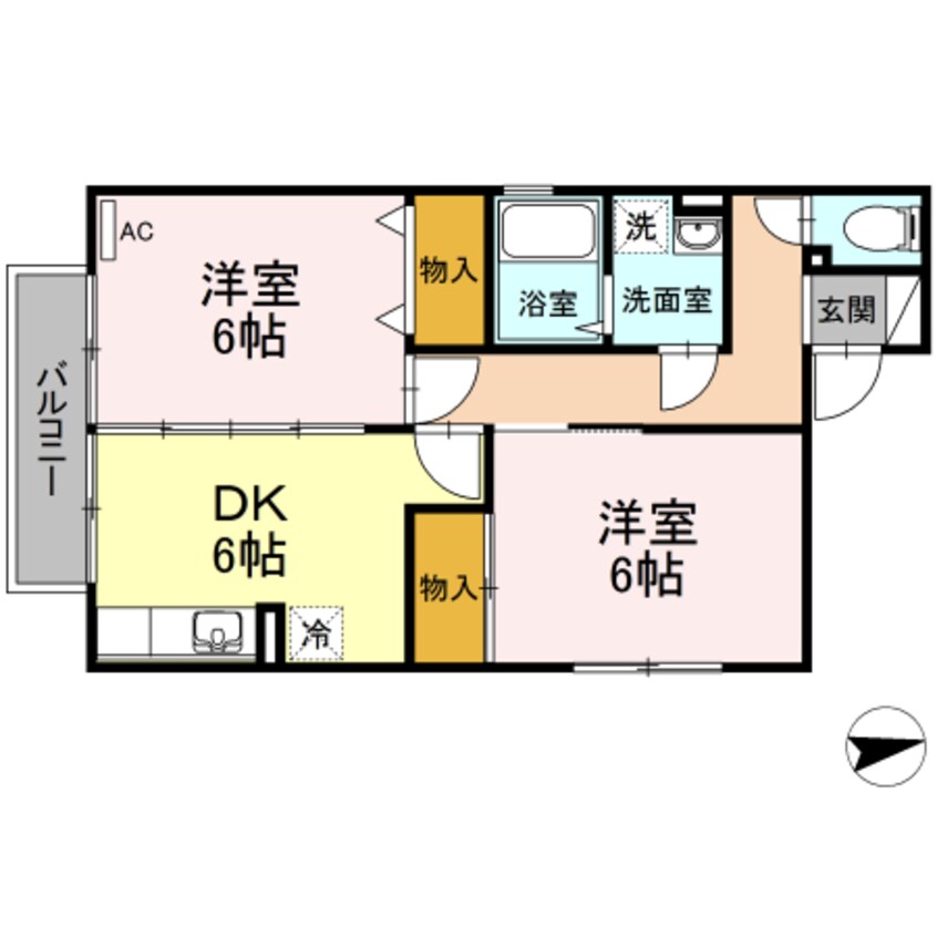 間取図 セジュールＦＸ