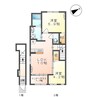 メゾン ドュ サンテ A 2LDKの間取り