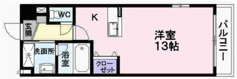 間取図 パラディーゾ木の実町