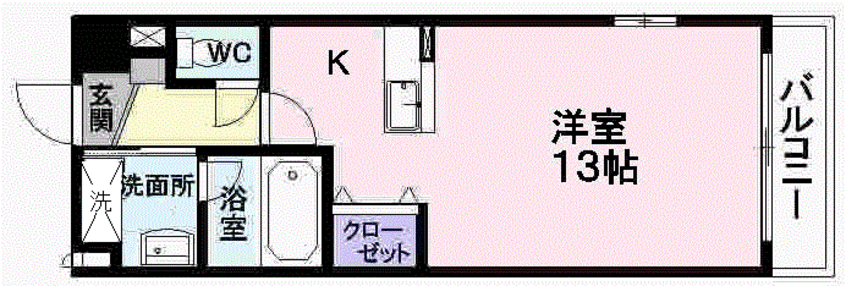 間取図 パラディーゾ木の実町