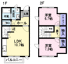 メゾン・谷 2LDKの間取り