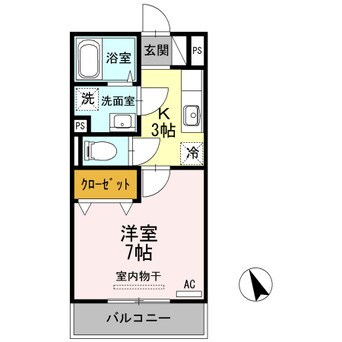 間取図 セレッソ ソレアードＮ