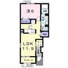 シャルム　Ⅰ 1LDKの間取り
