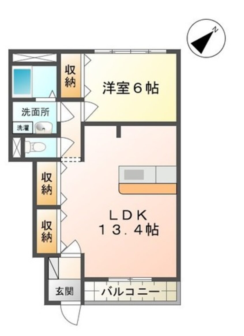 間取図 フィオーレ