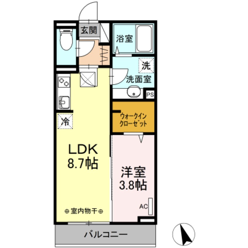 間取図 セジュール２２１