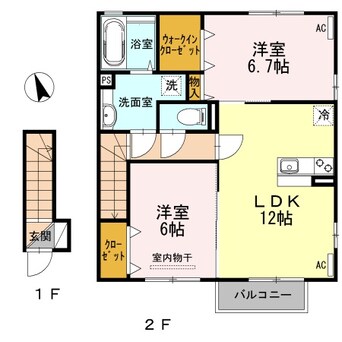 間取図 ソレアード