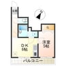 YMO旅篭町 1DKの間取り