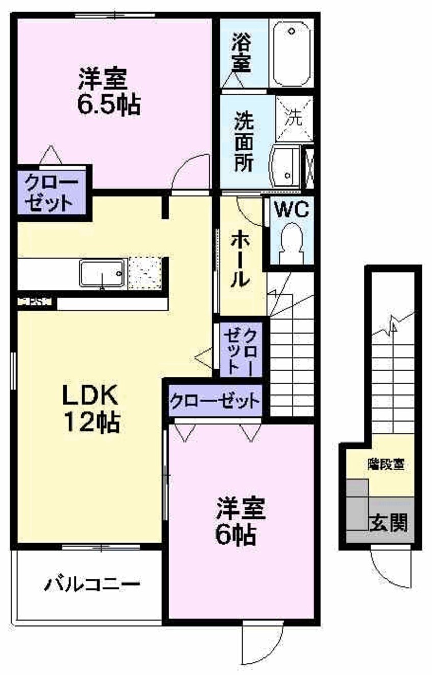 間取図 アルコ・イーリスＢ