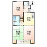 ハートフル桜田 3DKの間取り
