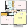 フォーシーズン 1LDKの間取り