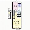 ミ　ピアーチ 1LDKの間取り