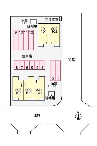 駐車場 マサキヤＢ