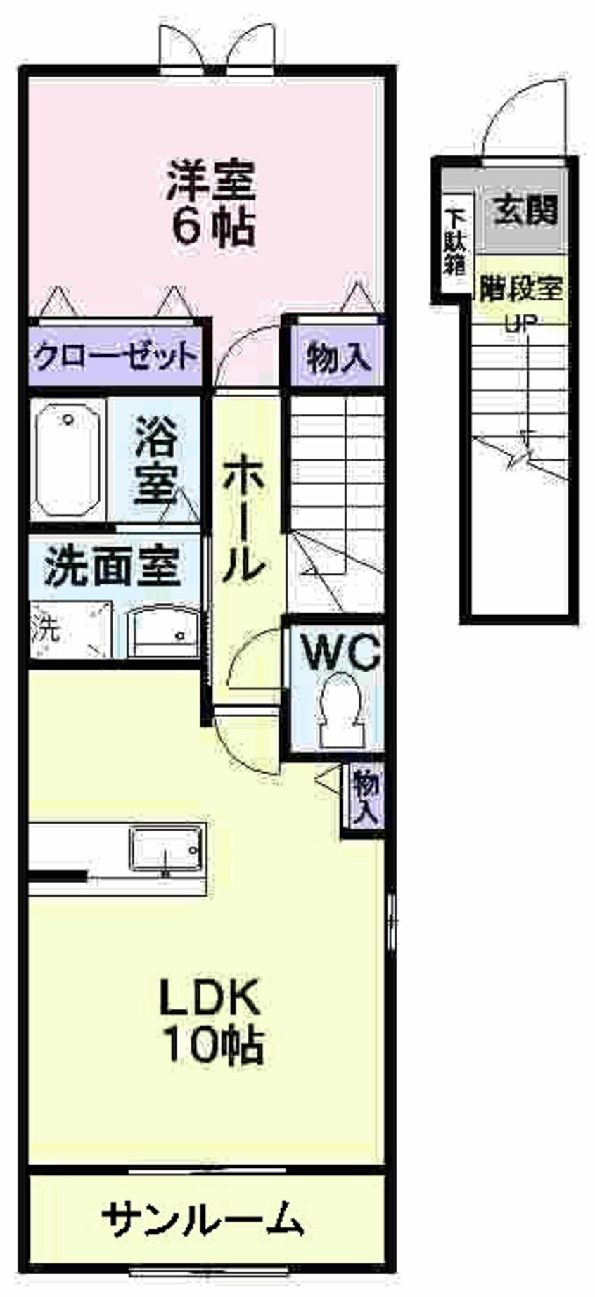 間取図 ノイ・ハオス