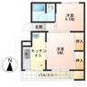秀山ビル 2Kの間取り