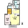 ムーンリジェール Ｂ 1LDKの間取り