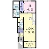 サンクロラ 1LDKの間取り