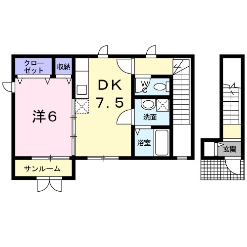 間取り図 ル・シェモア