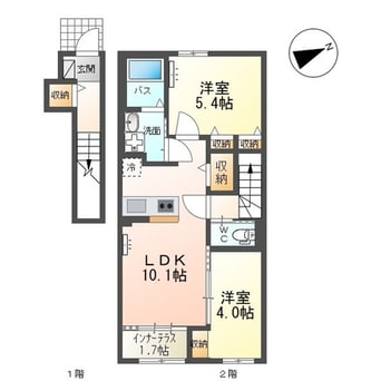 間取図 仮称）上山市金生東1丁目新築工事