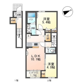 間取図 仮称）上山市金生東1丁目新築工事