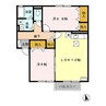 アスピラシオン Ｂ 2LDKの間取り
