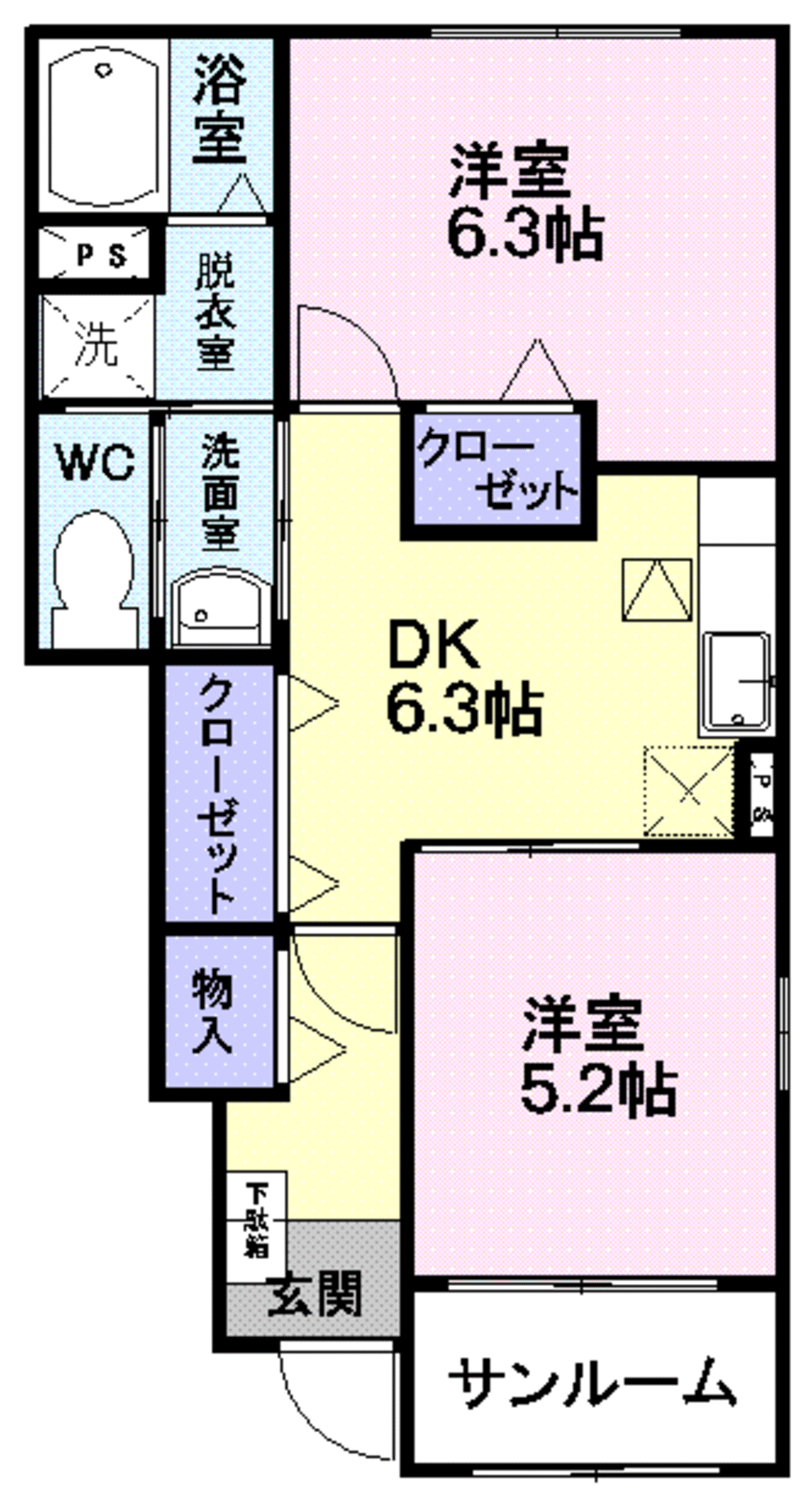 間取図 エアリー　フィールドⅡ