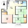 レジデンスピーコック 3DKの間取り