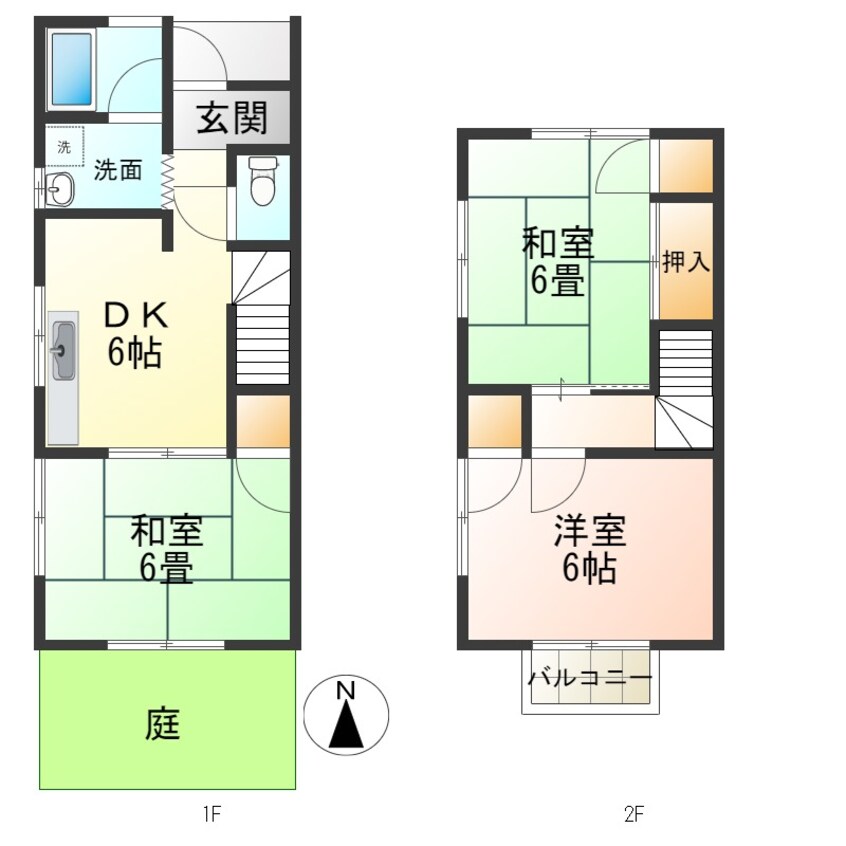 間取図 パークタウンひかりの街 B棟