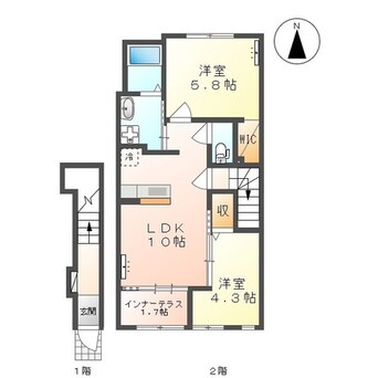 間取図 カーサ フォルトゥナート