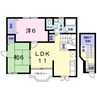 サウス・ウィンド　Ⅰ 2LDKの間取り