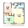 晃七第二マンション 2LDKの間取り