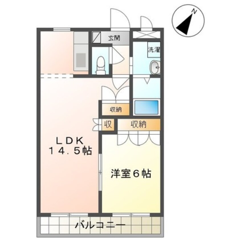 間取図 コンフォール成沢