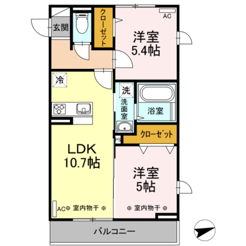 間取図 グリーンヒルズ Ⅶ