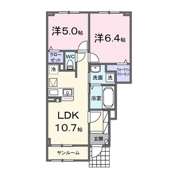 間取図 メゾンシャルール