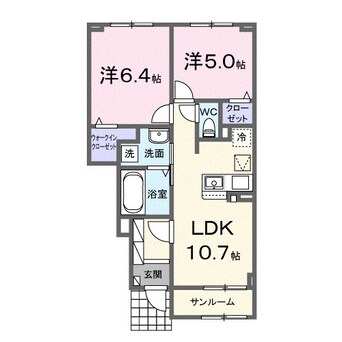 間取図 メゾンシャルール