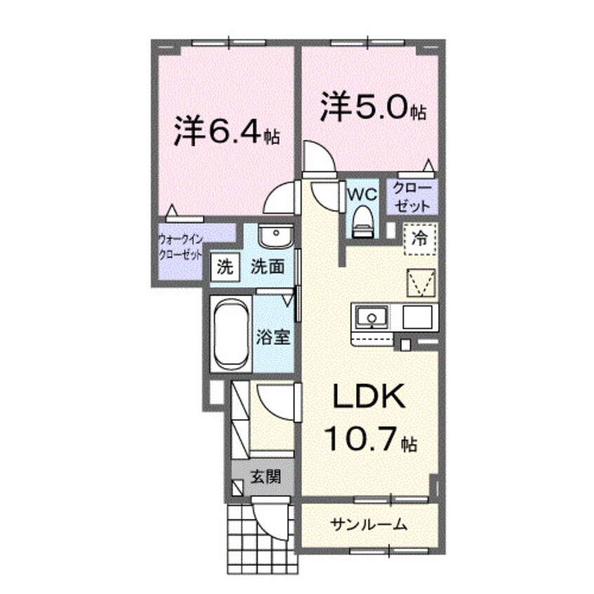 間取図 メゾンシャルール