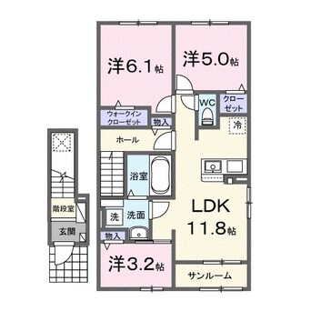間取図 メゾンシャルール