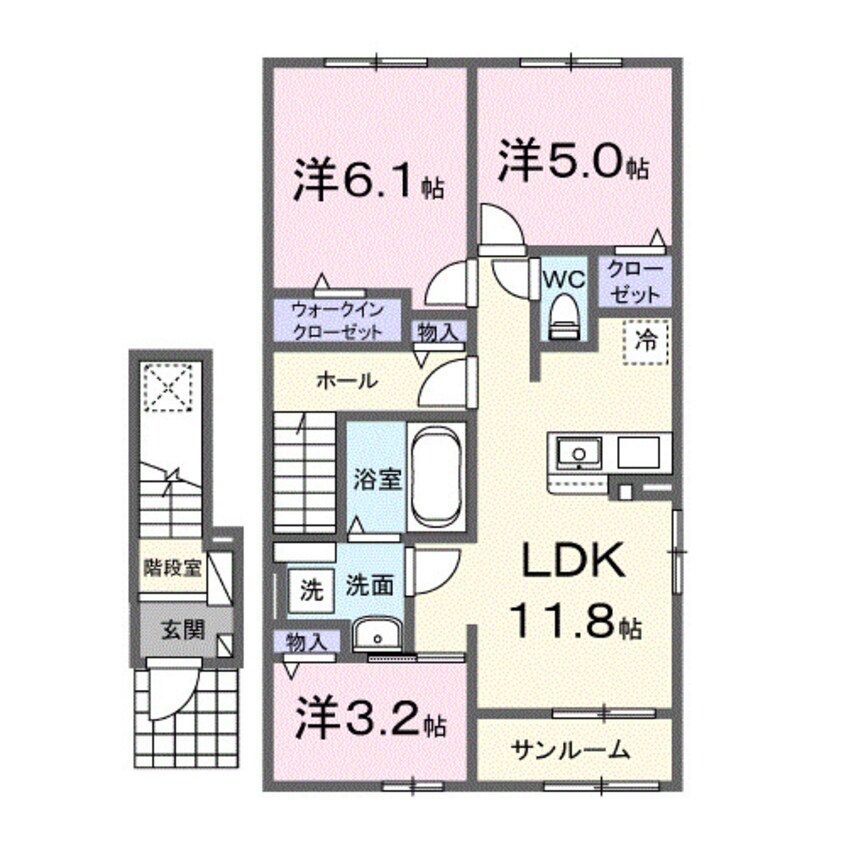 間取図 メゾンシャルール
