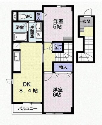 間取図 コットンハウス