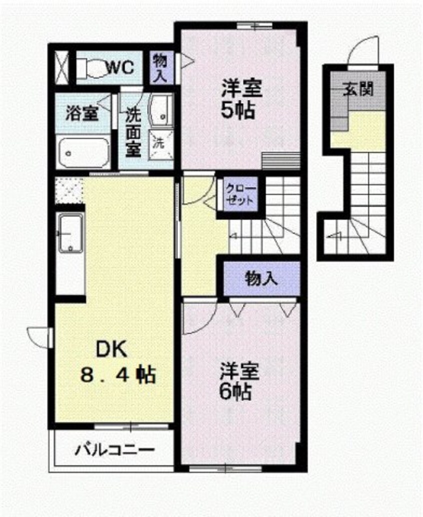 間取図 コットンハウス