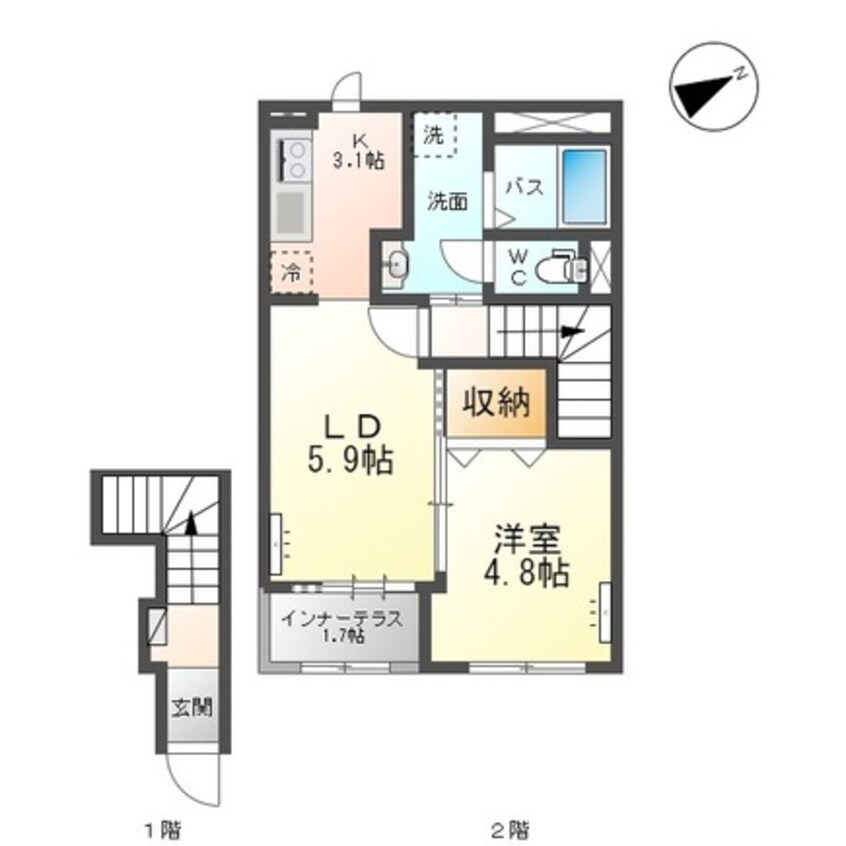 間取図 ベルクレール