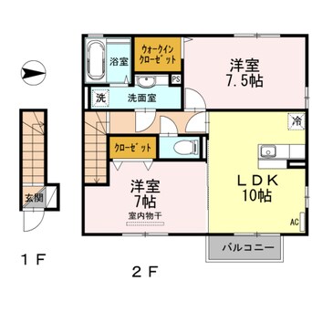 間取図 メゾン・ド 白山