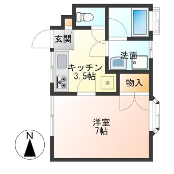 間取図 ラポール・イン幸