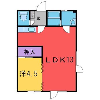 間取図 ドリームハイツⅢ