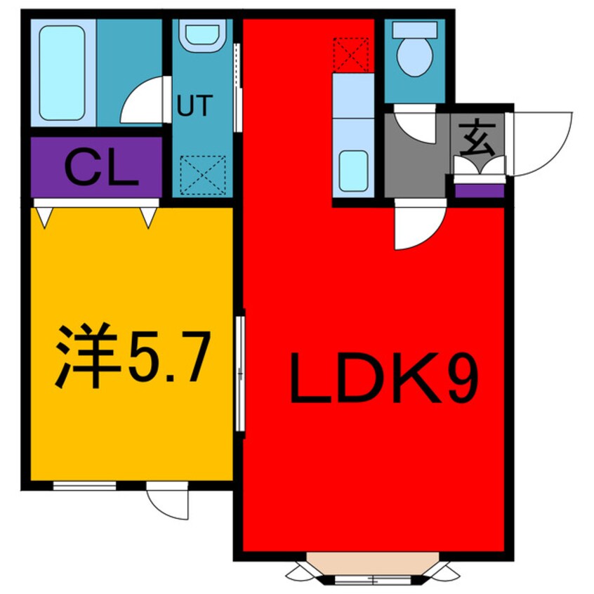 間取図 ファンタジスタ　豊岡